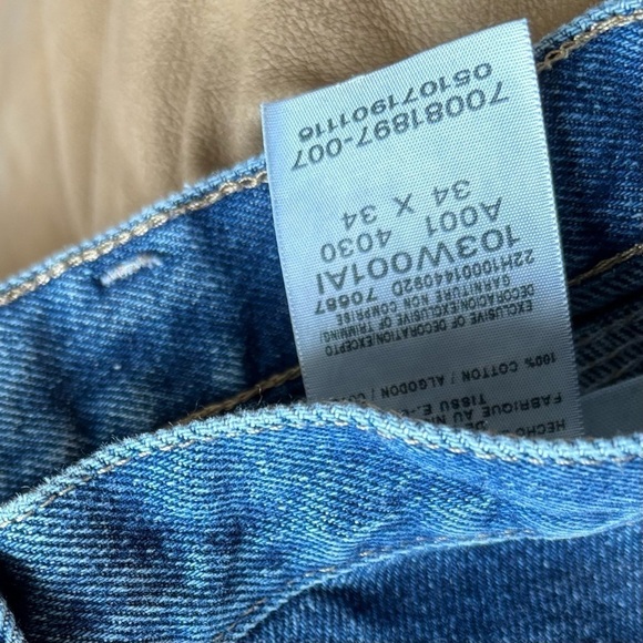 Wrangler Riggs Workwear Jeans Measures 32x32 Blue Denim Hammer Loop. Stain - Picture 8 of 16